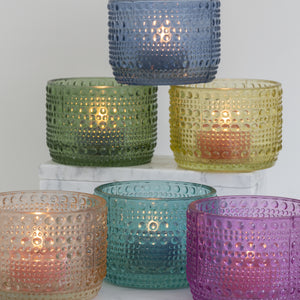 
                
                    Load image into Gallery viewer, Cirque Tealight Votive - 6 Assorted Colours
                
            