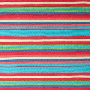 Multi Colour Cosatto Knitted Stripe Baby Blanket