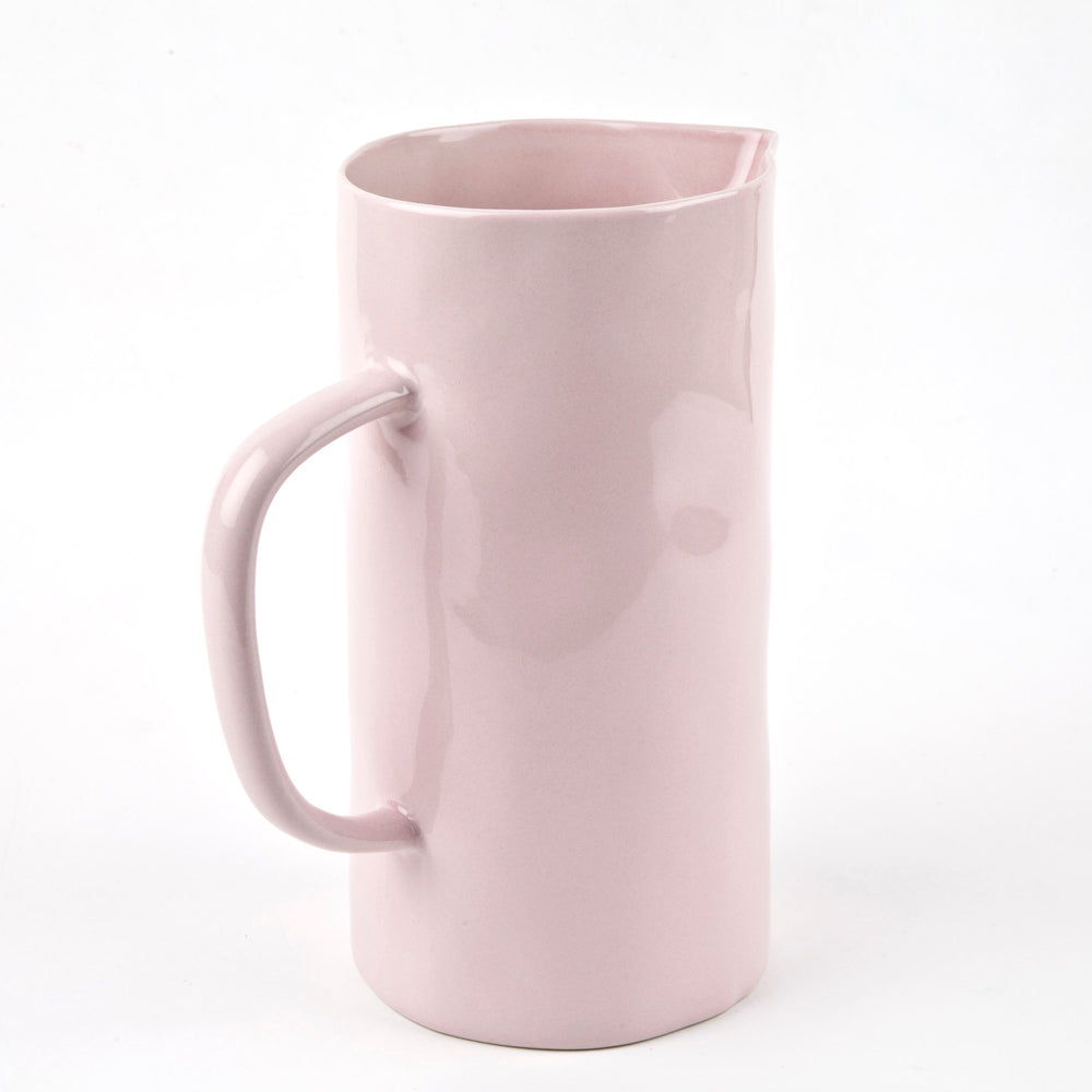 Pale Pink Large Ceramic Jug