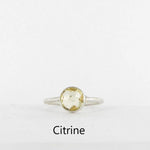 Citrine Ring Sterling Silver