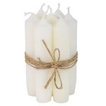 Short Dinner Candle - White, Pack of 7