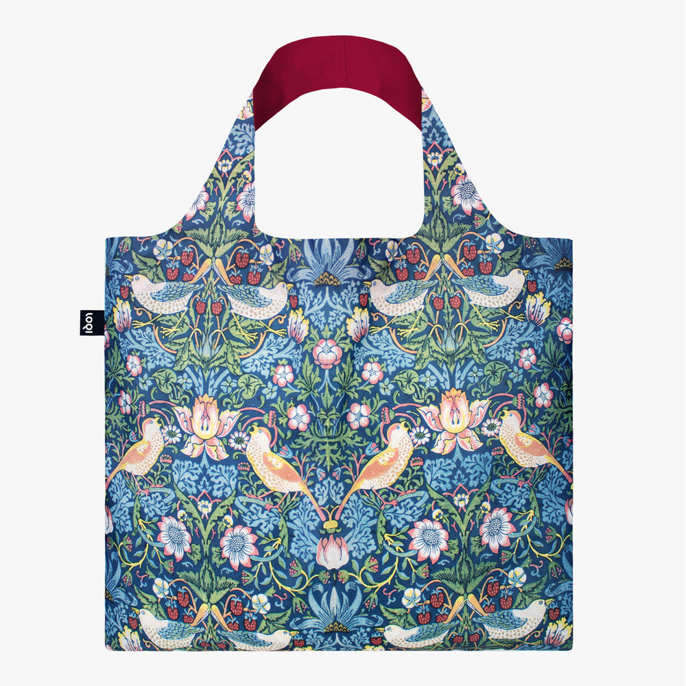 Loqi William Morris - The Strawberry Thief Shopping Bag