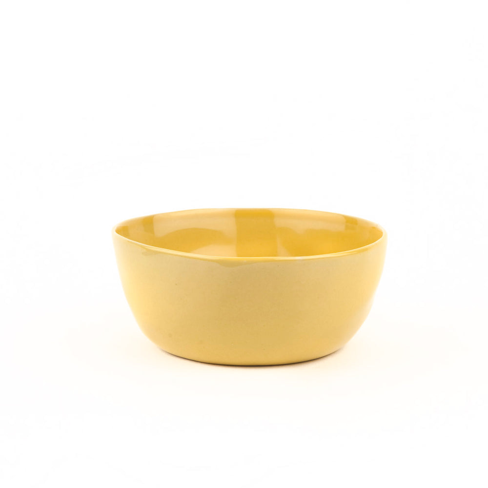 Yellow Large Ceramic Bowl