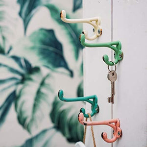 
                
                    Load image into Gallery viewer, Rustic Metal Double Wall Hook
                
            