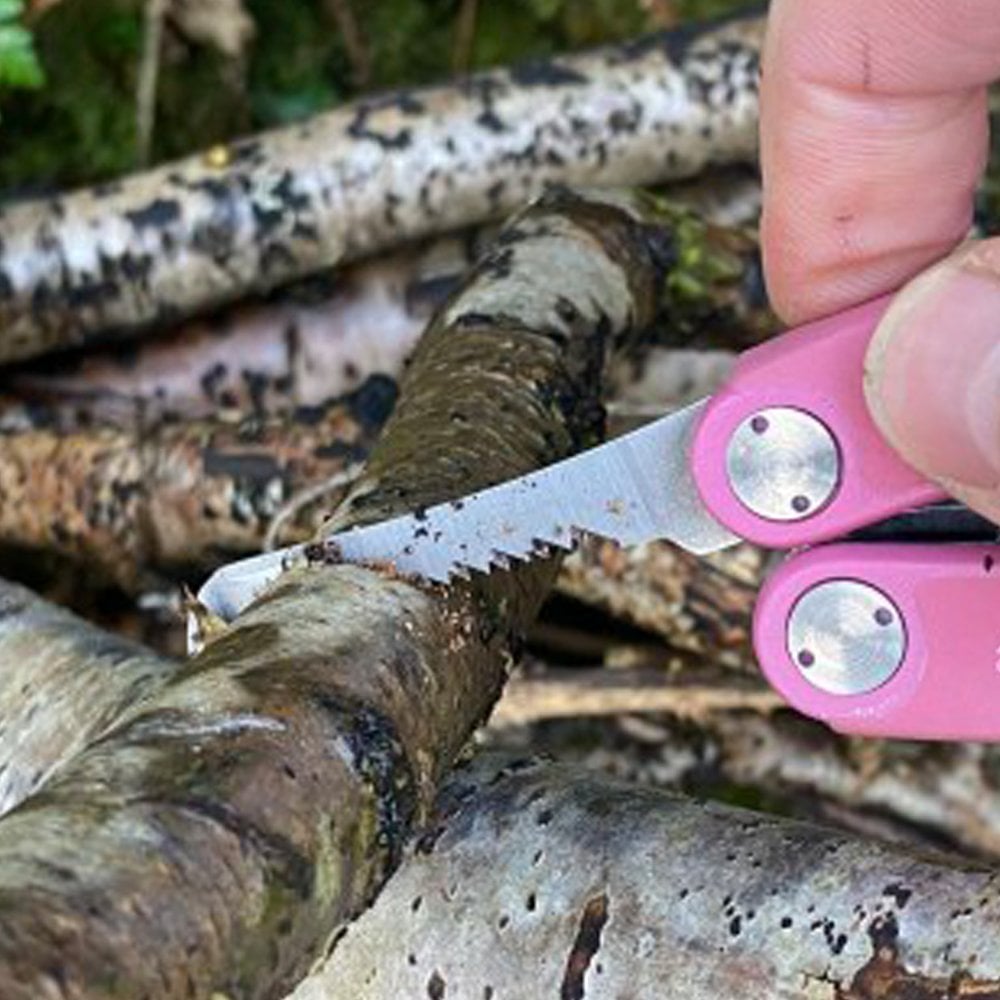 Folding Pocket Secateurs - Fuchsia