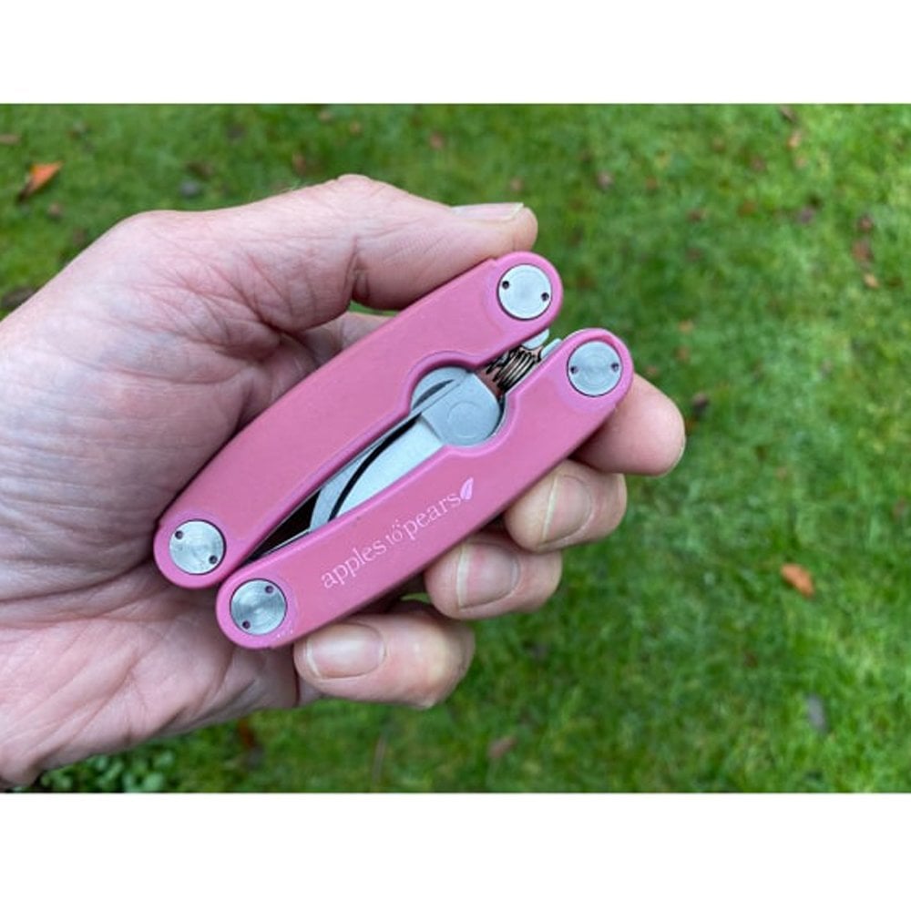 Folding Pocket Secateurs - Fuchsia