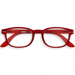 Shape B Red Crystal Reading Glasses