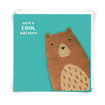 Bear Sequin Greetings Card