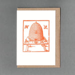 The True Ordering of Bees. Letterpress Card