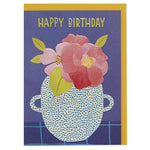 Peony Birthday Card