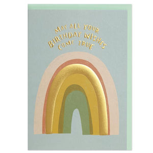 Birthday Wishes Rainbow Card