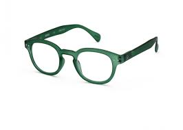 Shape C Green Crystal Reading Glasses
