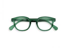 Shape C Green Crystal Reading Glasses