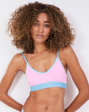 T-Shirt Bra - Turquoise/Candy Floss