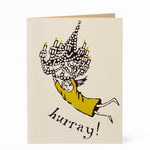 Chandelier Girl - Hurray! Card