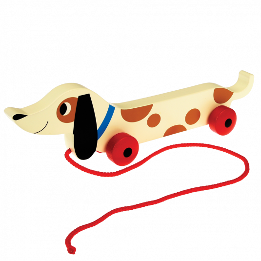 Charlie the Sausage Dog Wooden Pull-Along Toy