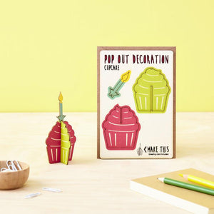 Cupcake Pop-Out Card