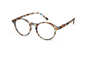 
                
                    Load image into Gallery viewer, Shape D Blue Tortoiseshell Reading Glasses
                
            