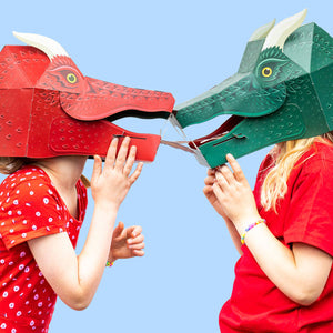 Make Your Own Fire Breathing Dragon Mask