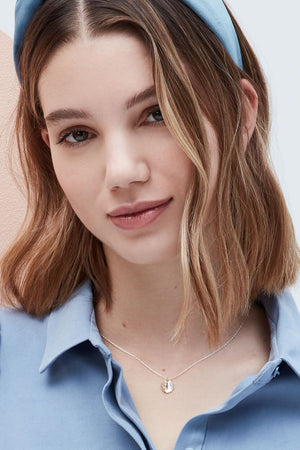 Wing Necklace - Silver And Gold Plated
