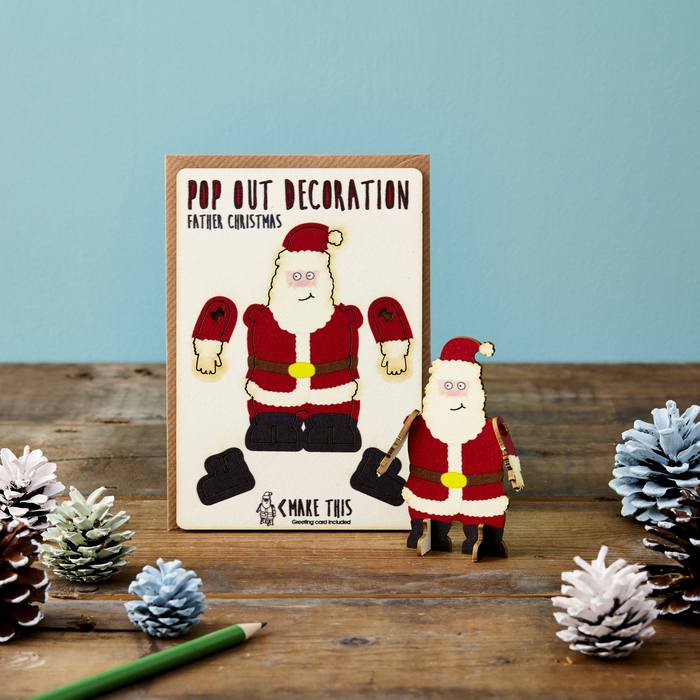 Father Christmas Pop-Out Card