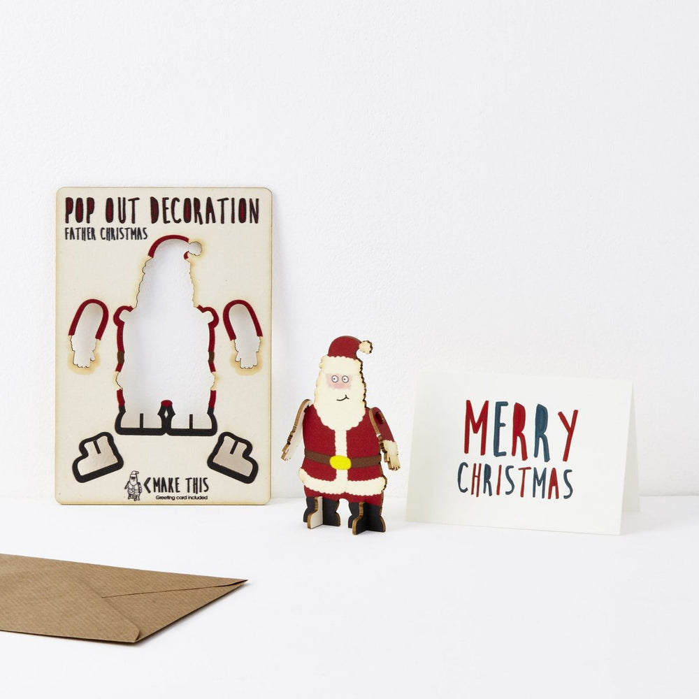 Father Christmas Pop-Out Card