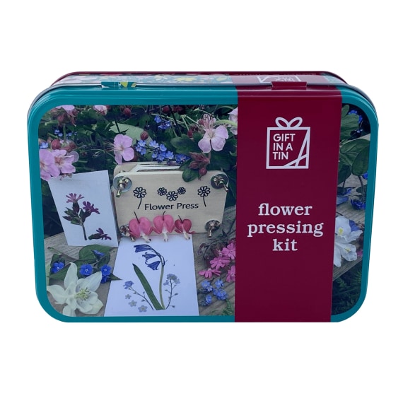 Flower Pressing Kit In A Tin