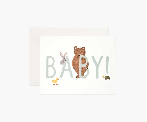 'Baby!' (Mint) Birth Card