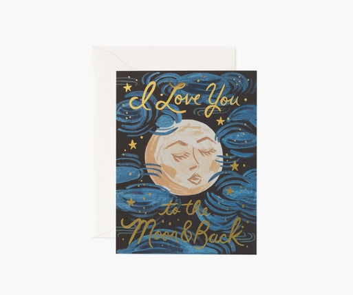 'To The Moon And Back' Card