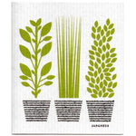 Green Herbs Dishcloth