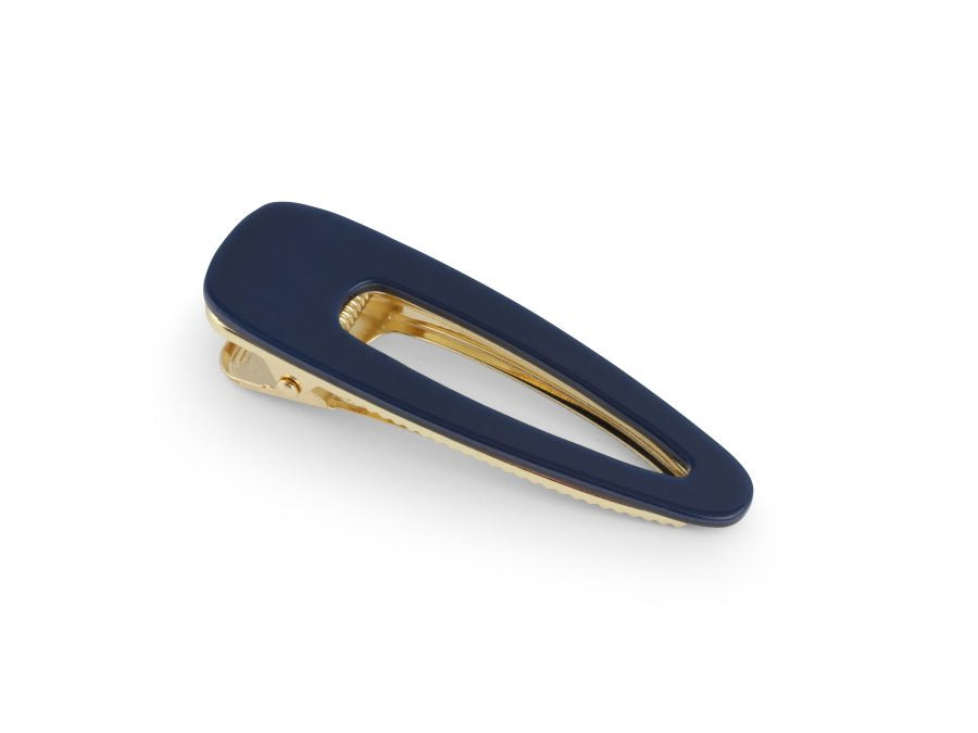 
                
                    Load image into Gallery viewer, Greta Over-Sized Hair-Clip - Navy
                
            