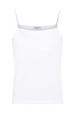 Essential Fitted Cami White Organic Cotton