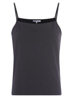 Essential Fitted Cami Organic Cotton - Black