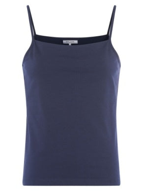 Essential Fitted Cami Organic Cotton - Navy