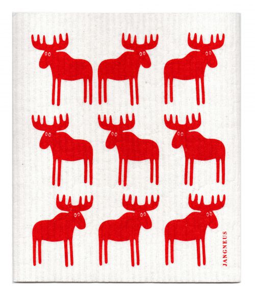 Red Moose Dishcloth