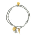Gold Spark Bracelet - Grey