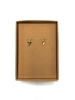 3D Lightning Bolt Earrings