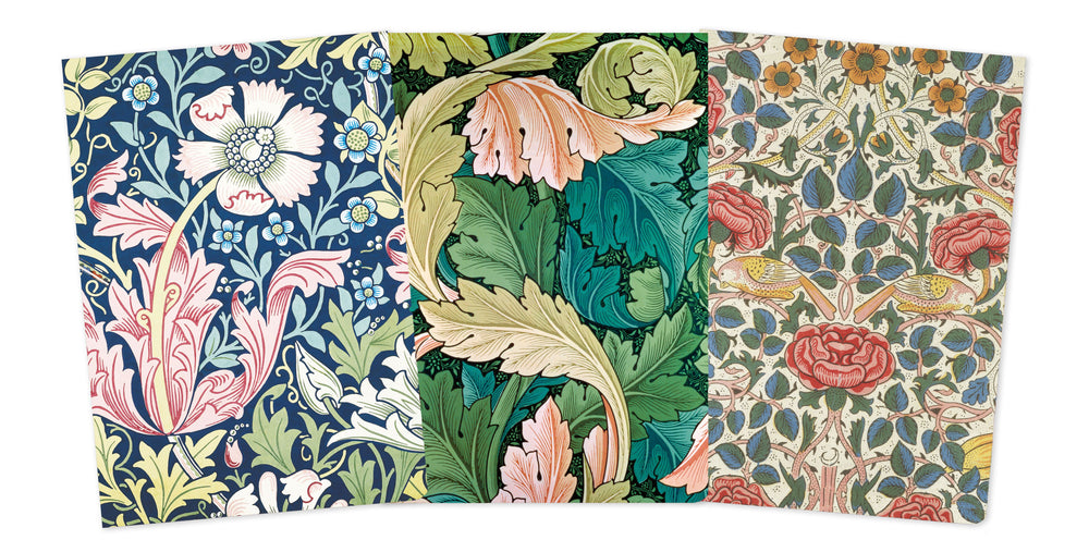 William Morris Notebooks - Set of Three Midi Size