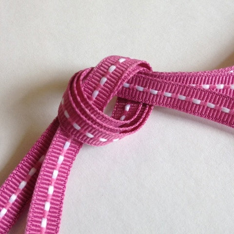 Narrow Stitched Gift Ribbon