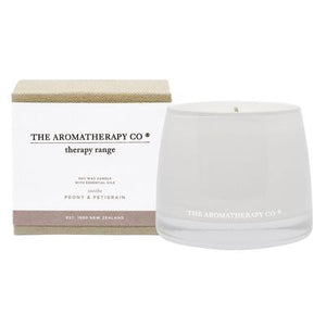 Soothe Therapy Candle Peony and Petitgrain 260g