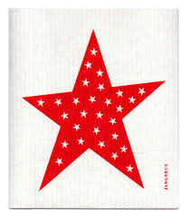 Red Star Dishcloth