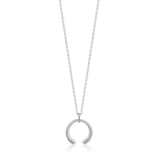 Silver Luxe Curve Necklace