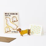 Sausage Dog Pop-Out Card