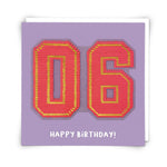 Sequin Six Greetings Card