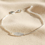 Silver Feather Bracelet