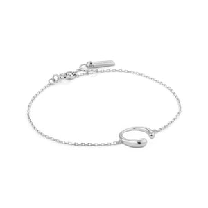 Silver Luxe Curve Bracelet