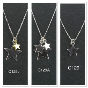 Star Charm Necklace Sterling Silver