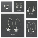 Star Stud Earrings Sterling Silver