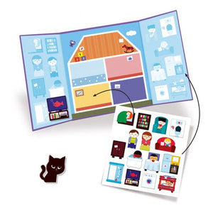 Create With Stickers - House (Re-usable)