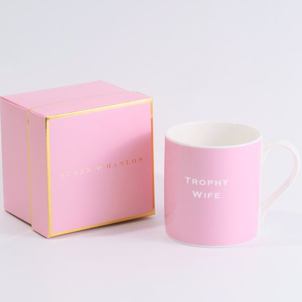 Pink 'Trophy Wife' Mug